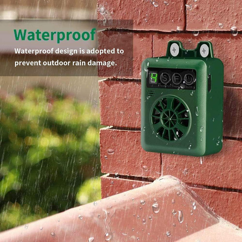 Rechargeable Waterproof Outdoor Sonic Bark Box Stopper Ultrasonic Anti Barking Device Stop Dog Barking Deterrent