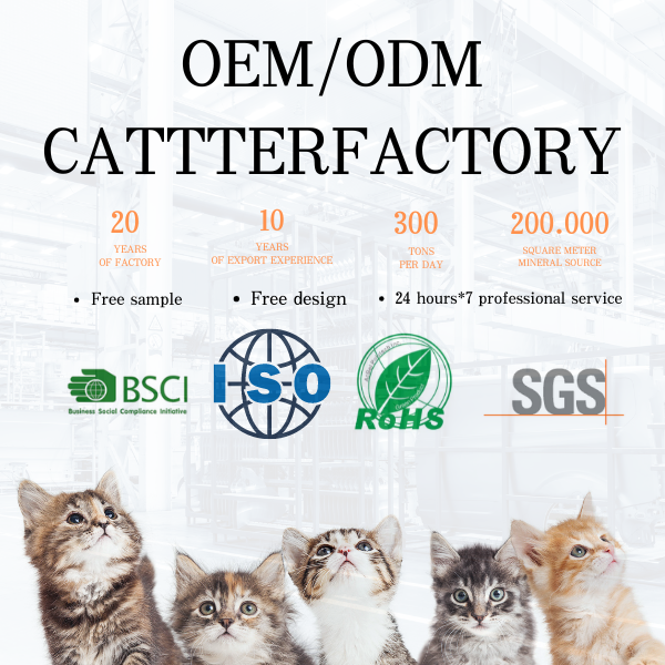 ODM&OEMBest Selling Bentonite Cat Litter in South America Multi Fragrance Dust Free Power Ball Bentonite Cat Litter