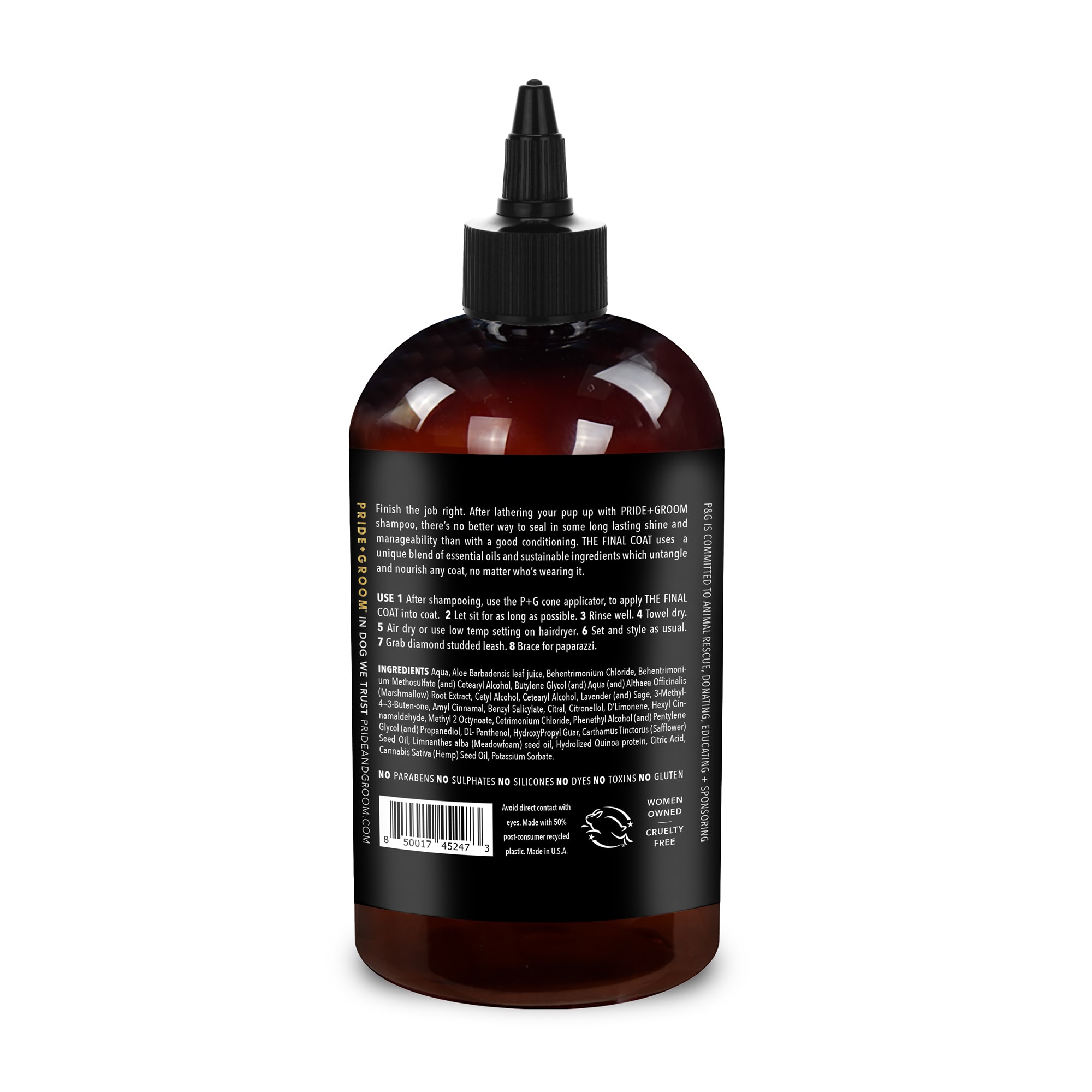 Pride+Groom The Final Coat Dog Conditioner, 12 fl. oz.