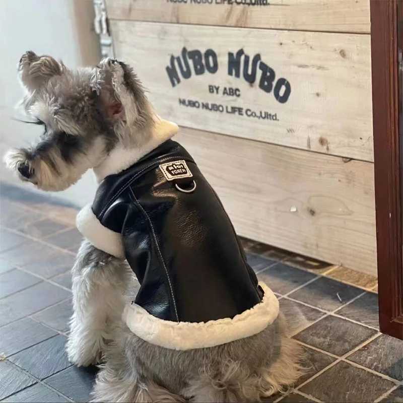Puppy Clothes Pet Autumn Winter Velvet Sleeveless Vest Fur One-piece Coat Teddy Schnauzer Bichon Dog Thick Vest For Small DogsXJ241125