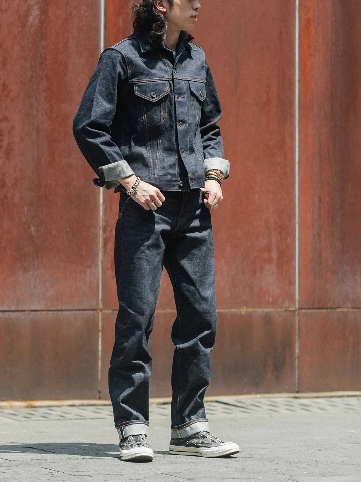 Non inventory Type 3 Selvedge denim fabric truck jacket mens denim jacket 557XX 70505 W241125