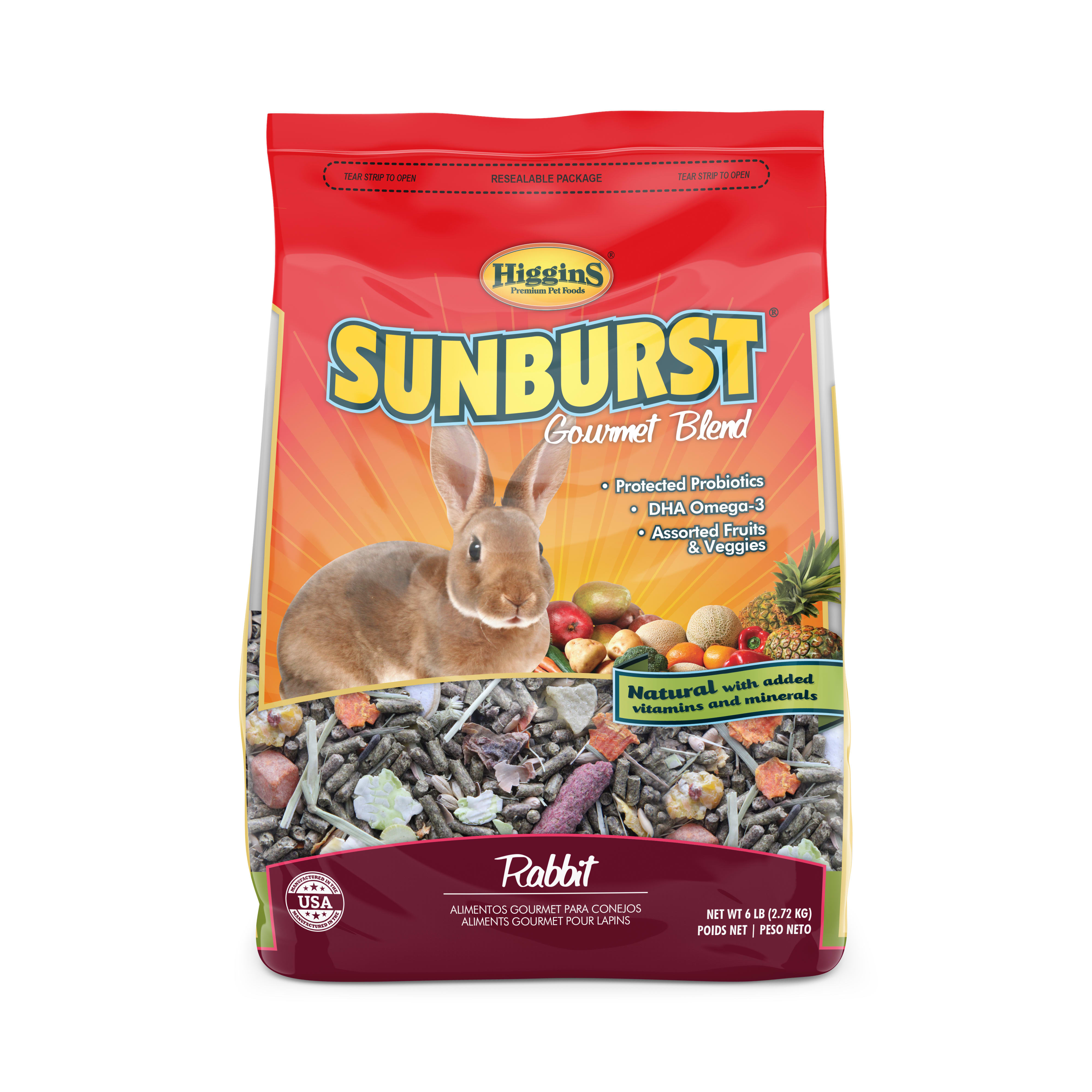 Higgins Sunburst Gourmet Rabbit, 6 lbs