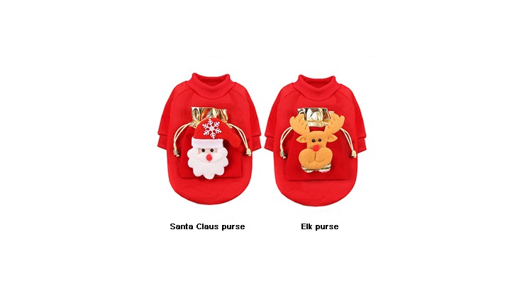 Pet Chinese New Year Clothes Autumn And Winter Fleece Warm Keeping Articles Small And Medium-sized Dog