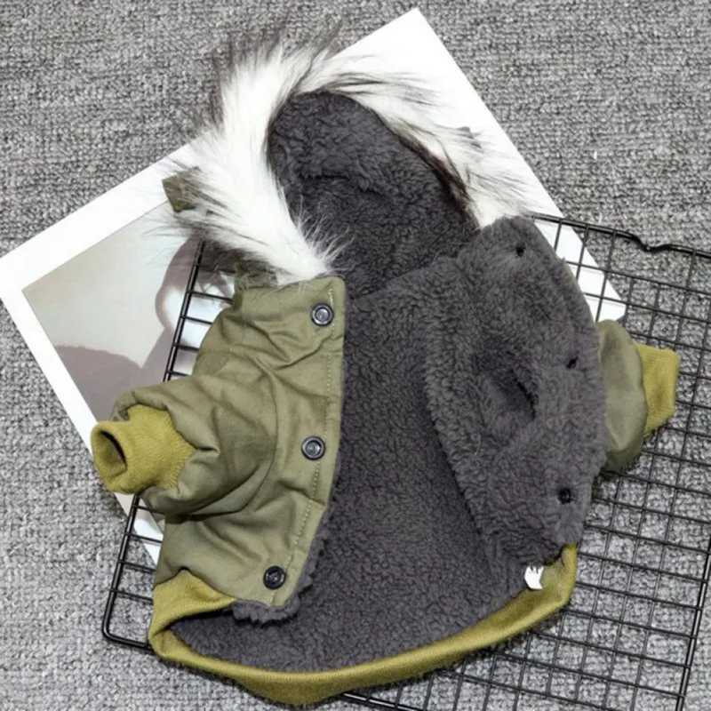 Dog Clothes Winter Puppy Pet Dog Coat Jacket For Small Medium Dogs Thicken Warm Yorkies Chihuahua Hoodie Pets ClothingXJ241125
