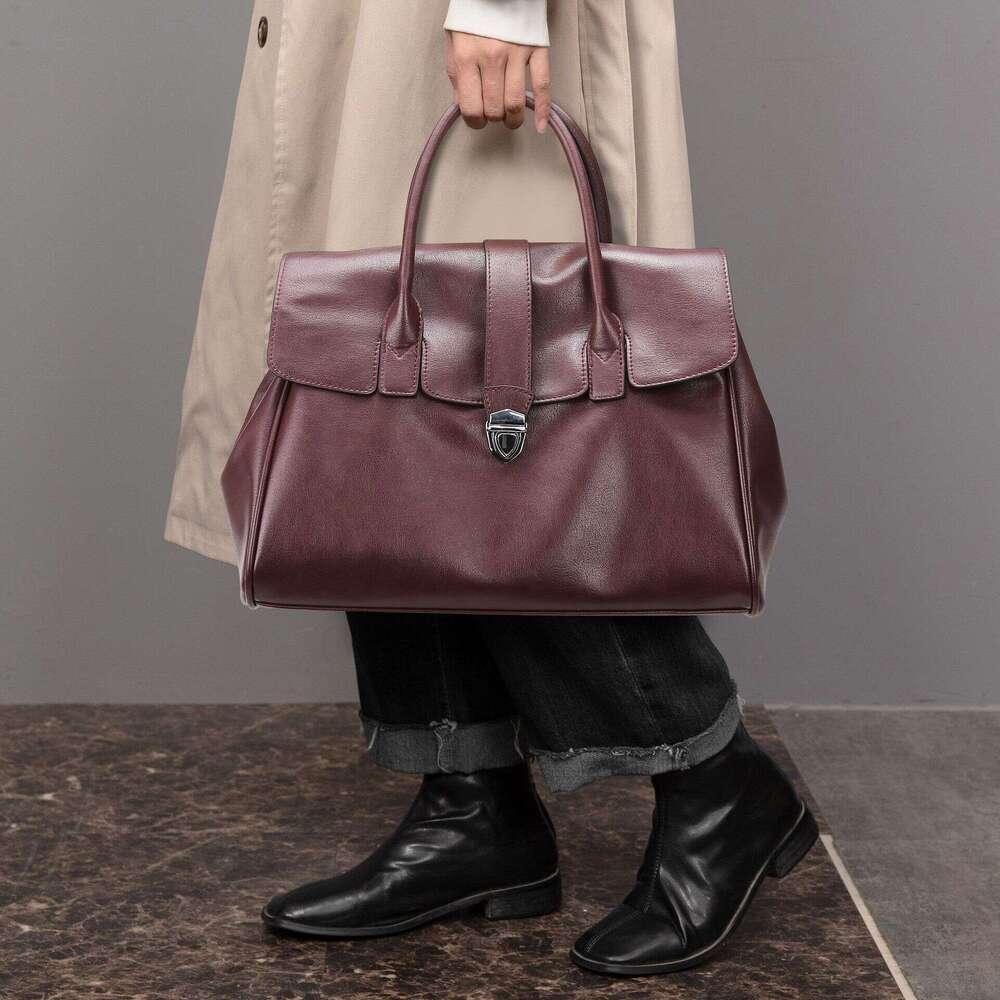 Handbag Autumn/Winter New Tote Luxury High Capacity Commuter Fashion Soft Leather Women's Bag