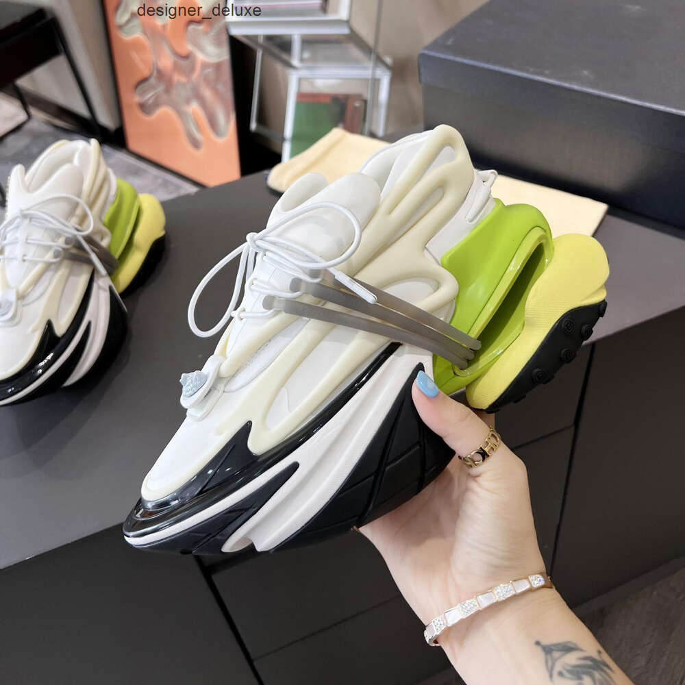 men women nylon high quality casual shoe luxury designer running e shoes fashion prismatic trainer sports sneakers brand coo balmainmen balmainwomen balmains S0T5