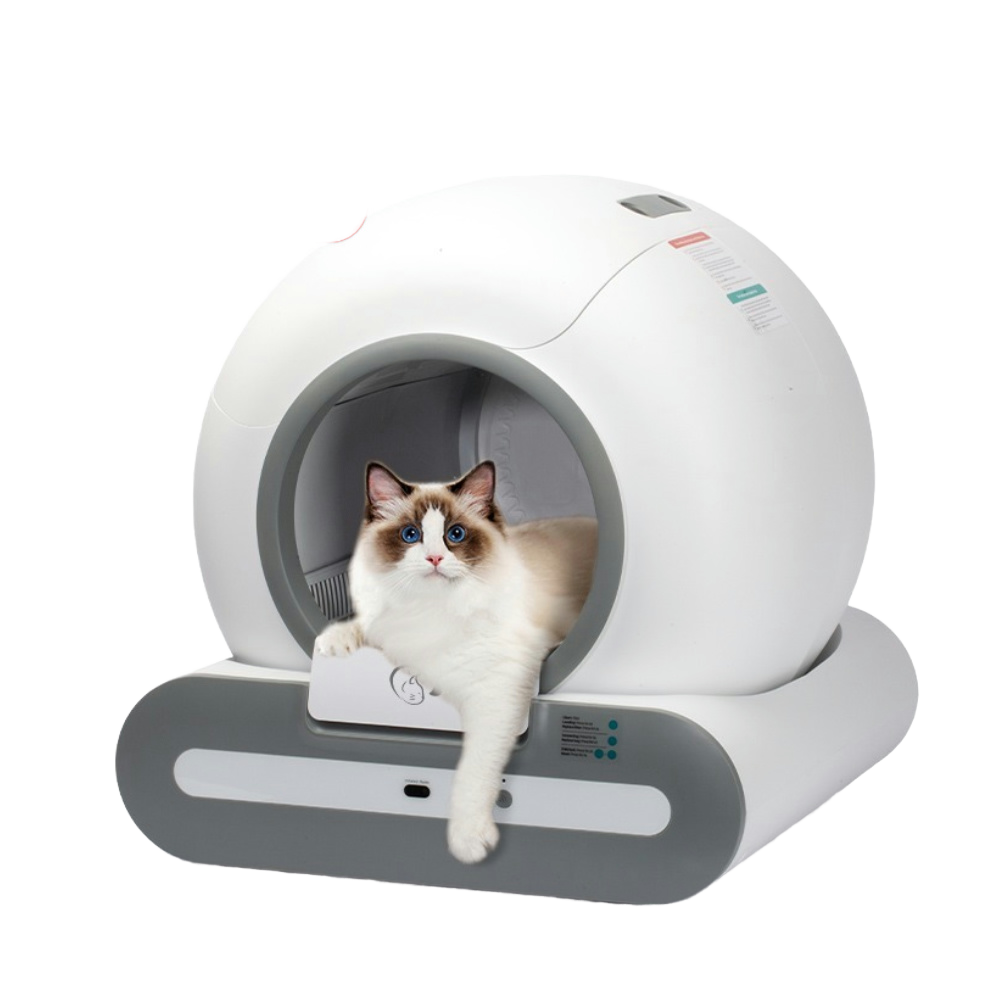 2024 New Ti+ Intelligent OTA Automatic Smart Cat Litter Box areneros para gatos Self Cleaning Litter Box for Cats