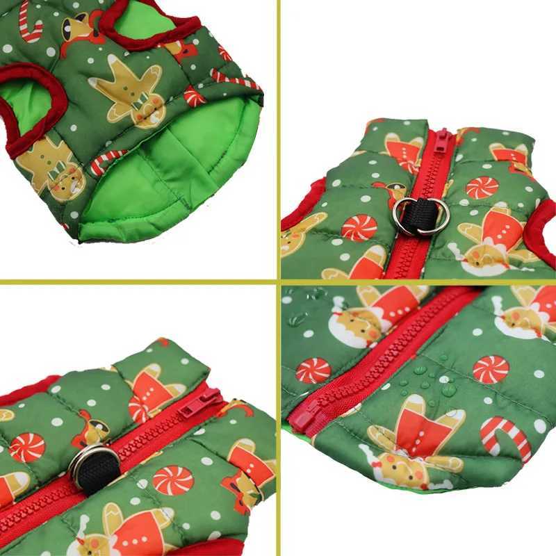 Winter Warm Dog Clothes For Small Dogs Christmas Yorky Dogs Jacket Waterproof Puppy Costume Winter Coat French Bulldog TeddyXJ241125