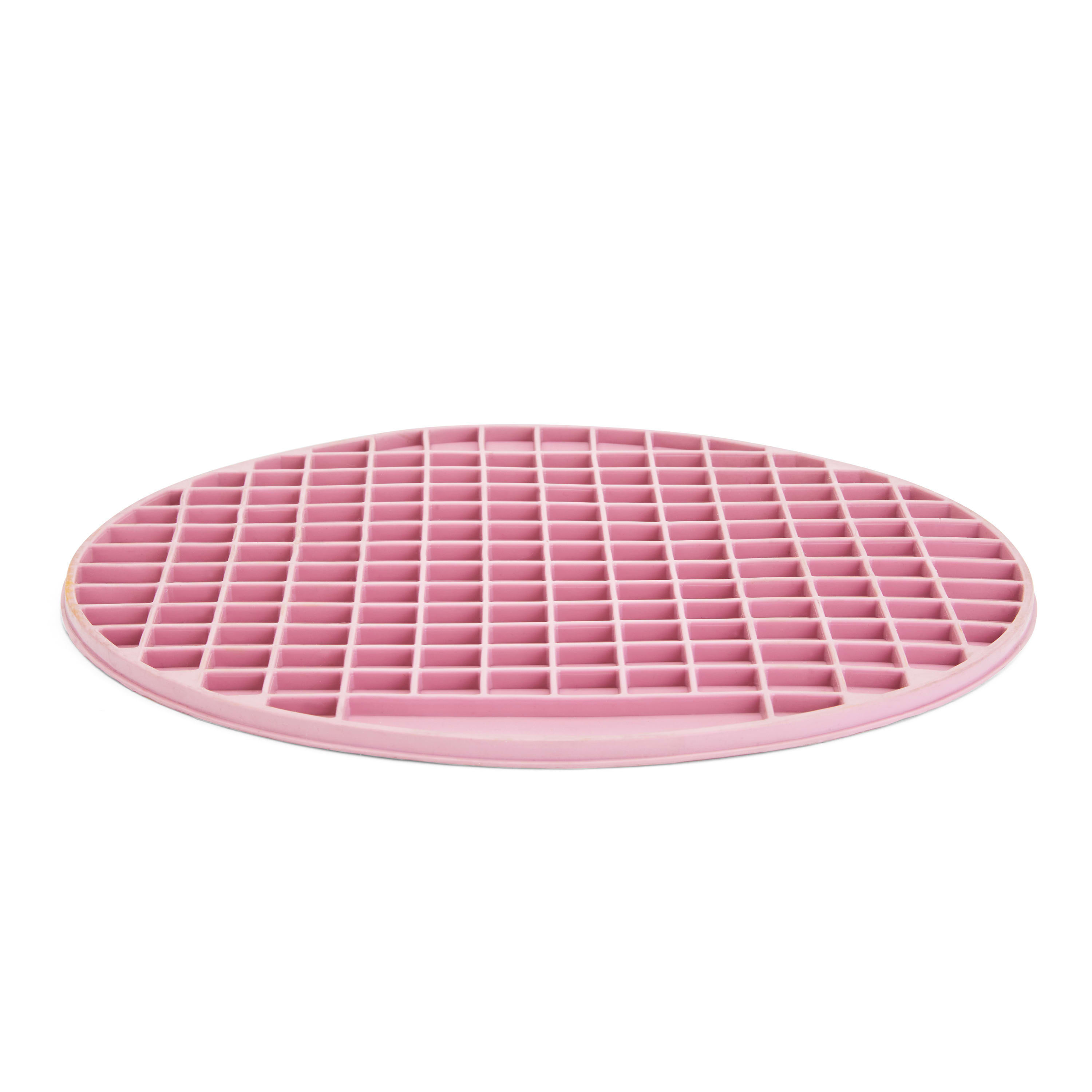 EveryYay Blush Dog Treat Mat, 11" L X 11" W X 0.3" H