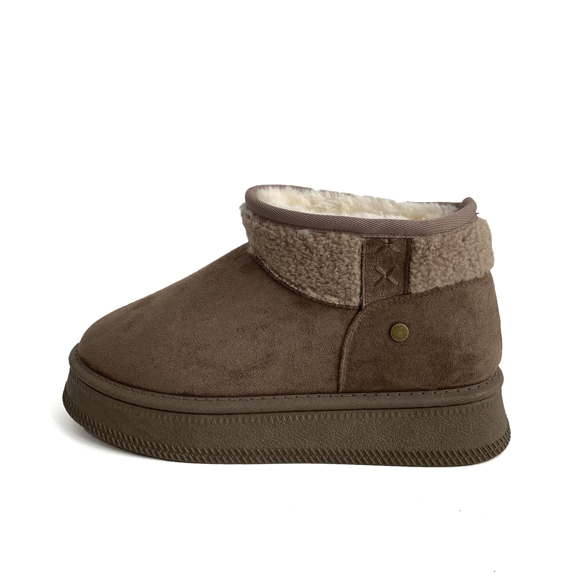 designer boot Thick soled European style Snow Boots for Women 2024 Winter Short tube fashion Snow Boots with Thick Velvet Warm Outer Cotton Shoes for 