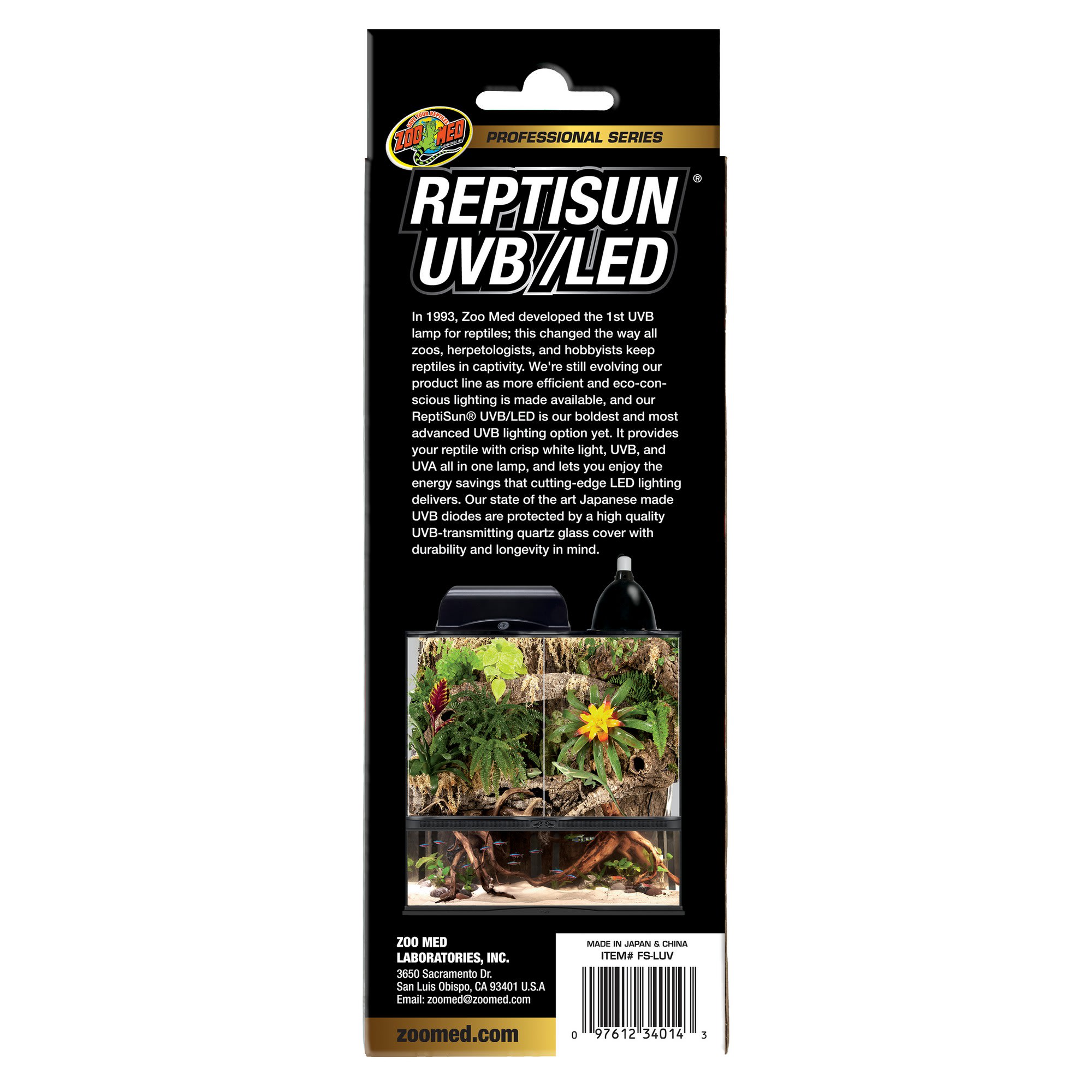 Zoo Med ReptiSun UVB/LED, 9 Watts