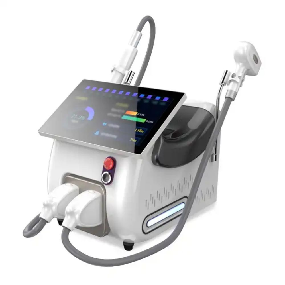 Advanced 2 in 1 808nm Diode Laser & Picosecond Laser Skin Rejuvenation Hair Removal Tattoo Washing Skin Carbon Peeling Beauty Instrument