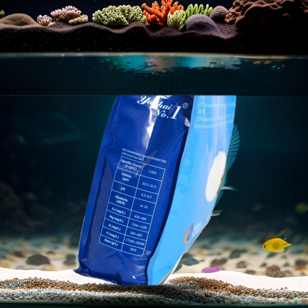 2023 New 20kg OEM Reef Sea Salt Eco-Friendly Glass Salt for Aquariums and Fish Tanks Stocked for Fish Species