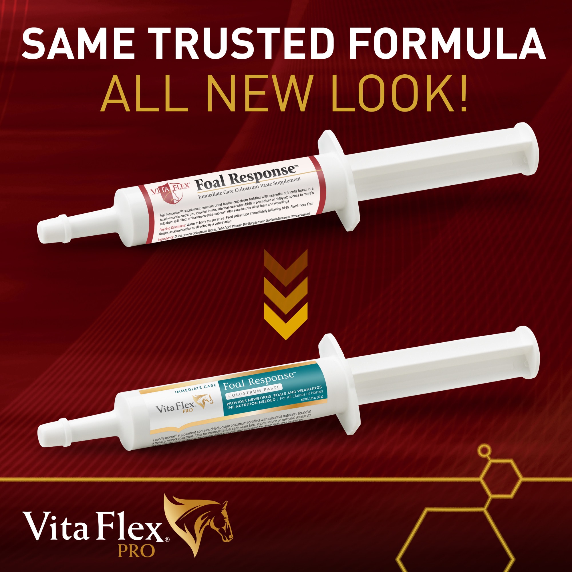 Vita Flex Foal Response Immediate Care Colostrum Paste Horses Supplement, 1.05 oz.