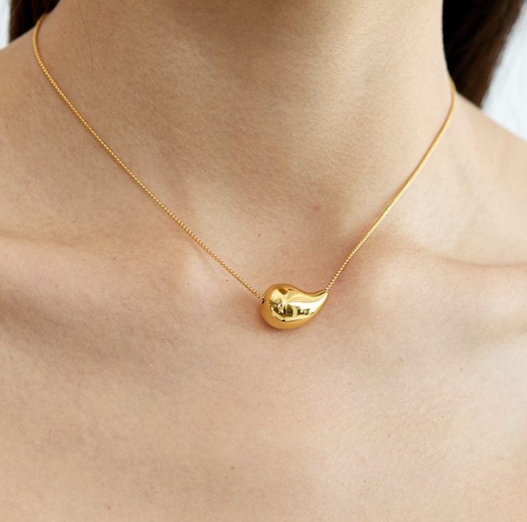 Drop Necklace for women 18K Gold Plated Luxury Designer Necklaces Pendant Necklace Chain Jewelry Party gift top