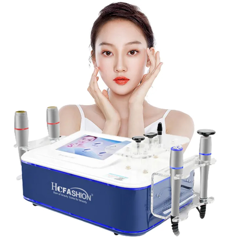Layered anti aging beauty microcurrent skin lifting radiofrequency heating No-cartridge Vmax instrument