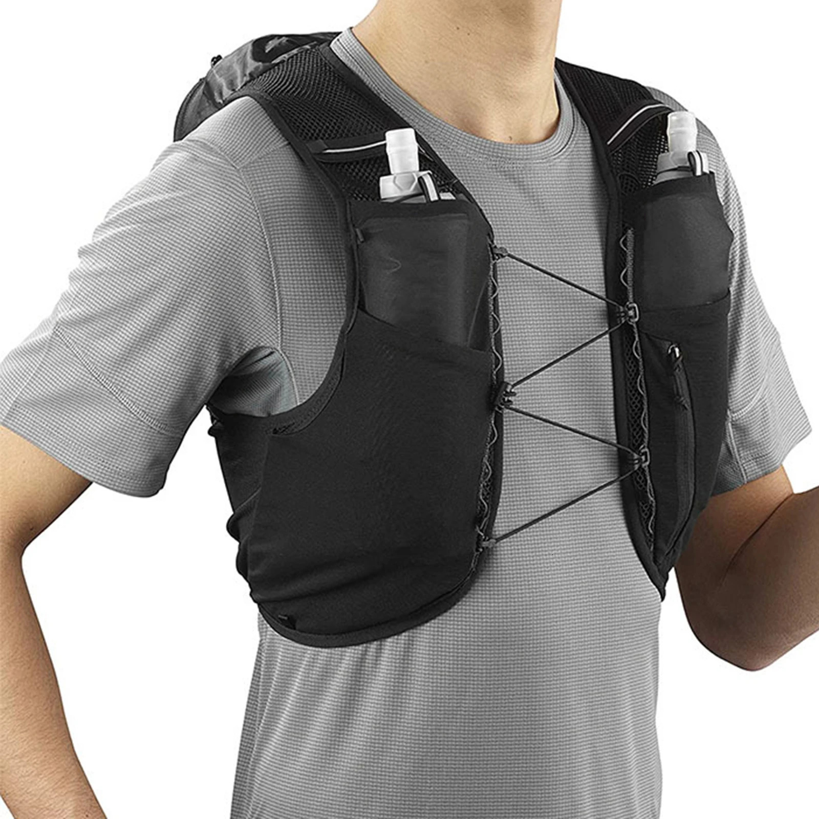 Hydration Vest Running Sport Bag Water Waterproof Gear Daypack for Jogging Biking Camping Hiking Climbing 241125