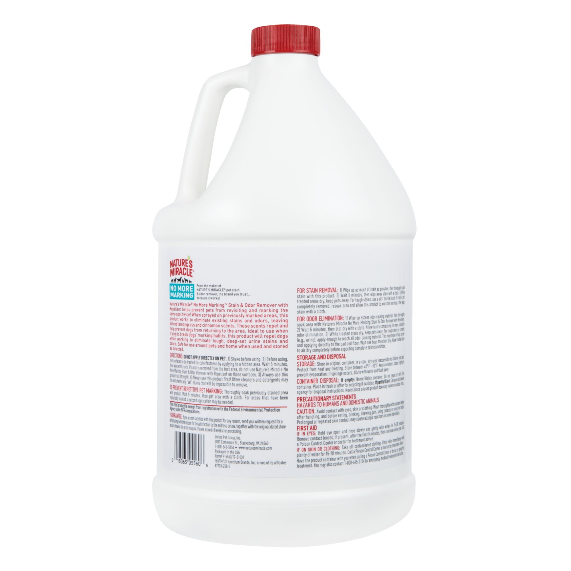 Nature's Miracle No More Marking Stain & Odor Remover, 1 Gallon