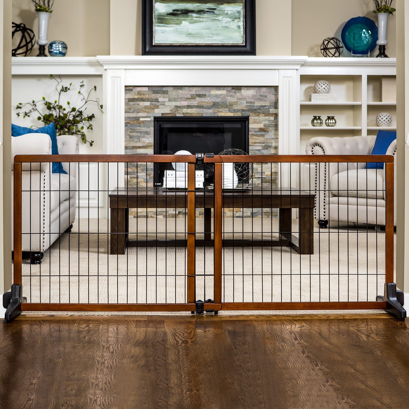Carlson Freestanding Pet Gate, Large