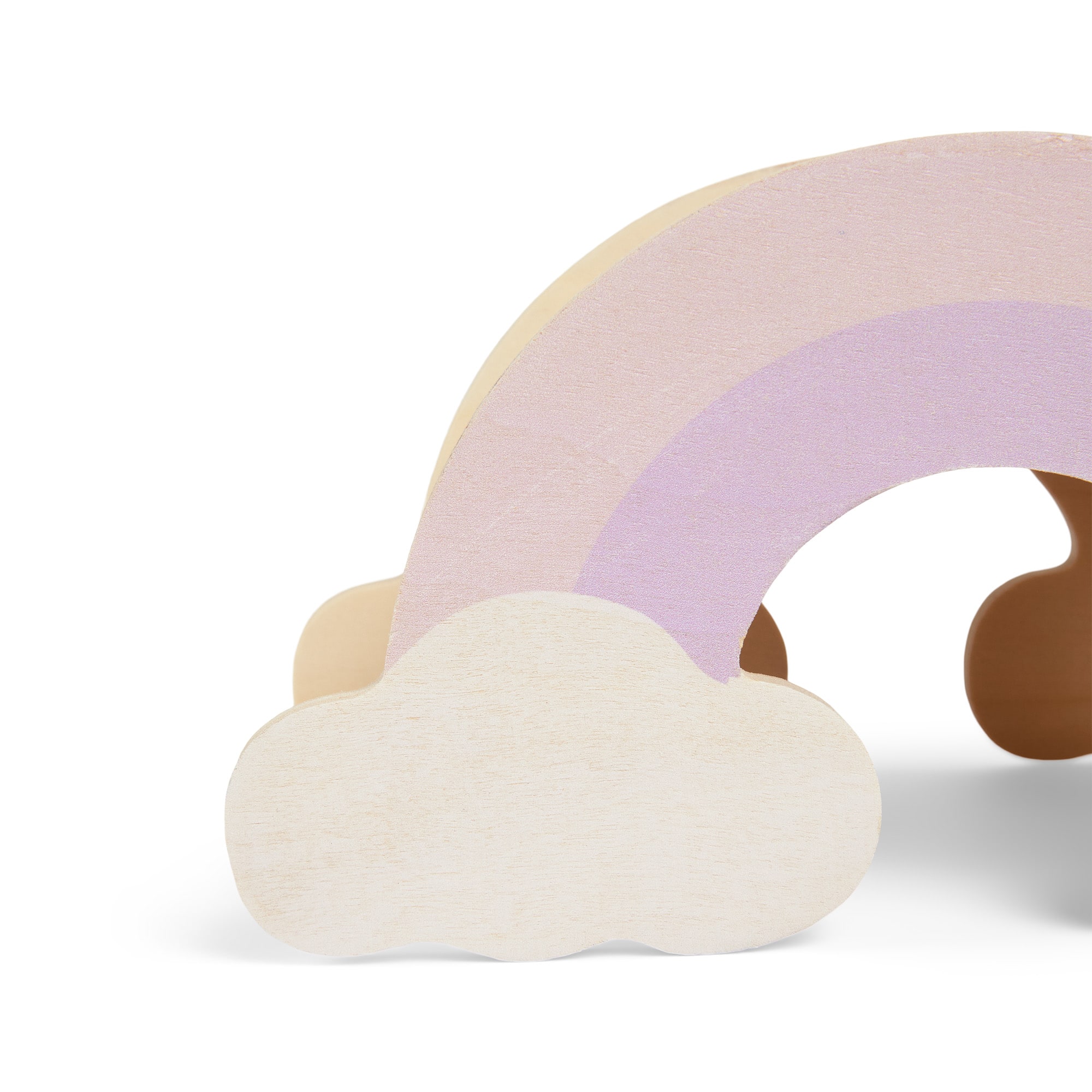 EveryYay Rainbow Wooden Hideaway for Small Animals, Medium