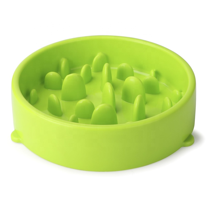 2023 Hot Sell No-spill Dog Water Bowl Pet Slow Water Feeder Cat Silicone Portable Pet Bowl