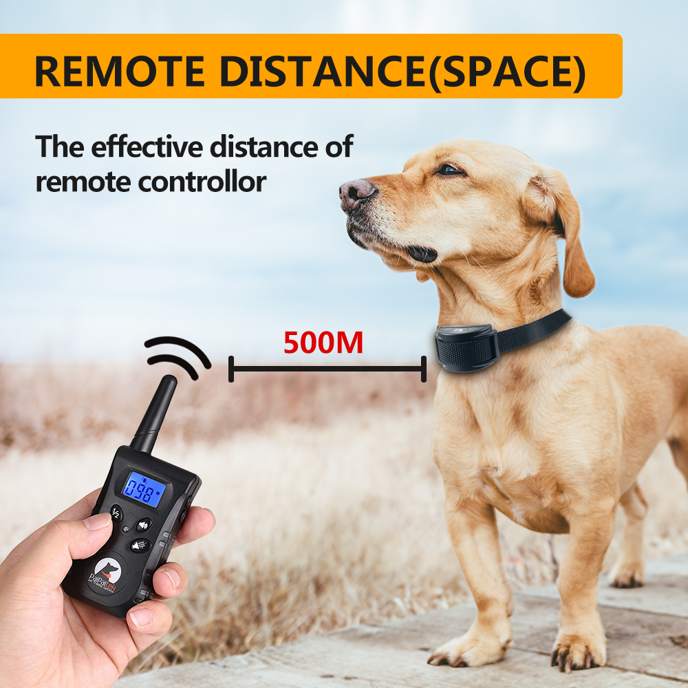 No Shock Safe Vibrate dog beeper personalized no bark training collar for dog