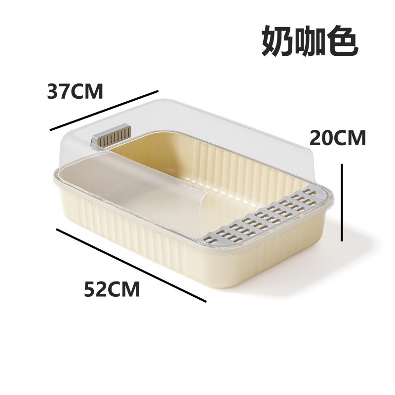 New design Litter Box Cat Toilet Litter Box Cleaning Cat Toilet Extra large Cat Toilet Plastic Training Kit Litter Box