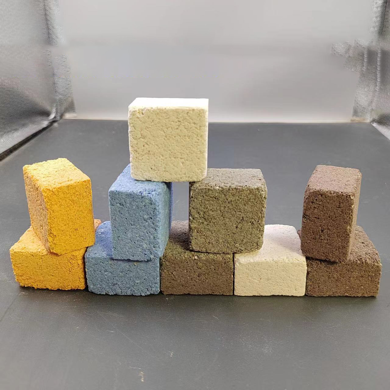 Aquarium Filter Media 800PCs Bio Ceramic Brick for Marine and Freshwater Aquarium Canister Filter Pond Fish Tank