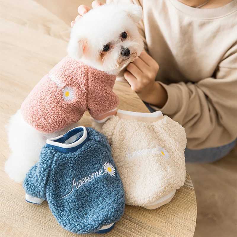 Dog Coats for Small Dogs Fleece Dog Clothes Dog Winter Warm Pet Hoodies Puppy Sweatshirt Chihuahua French Bulldog Dog CostumeXJ241125