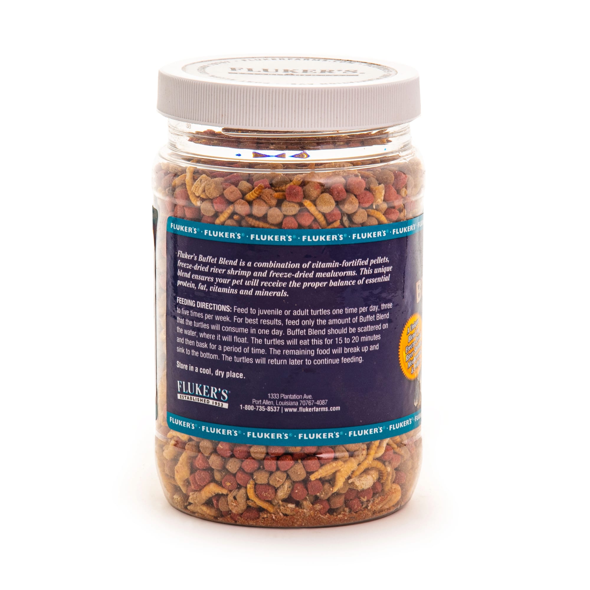 Fluker's Aquatic Turtle Buffet Blend Food, 12 oz.