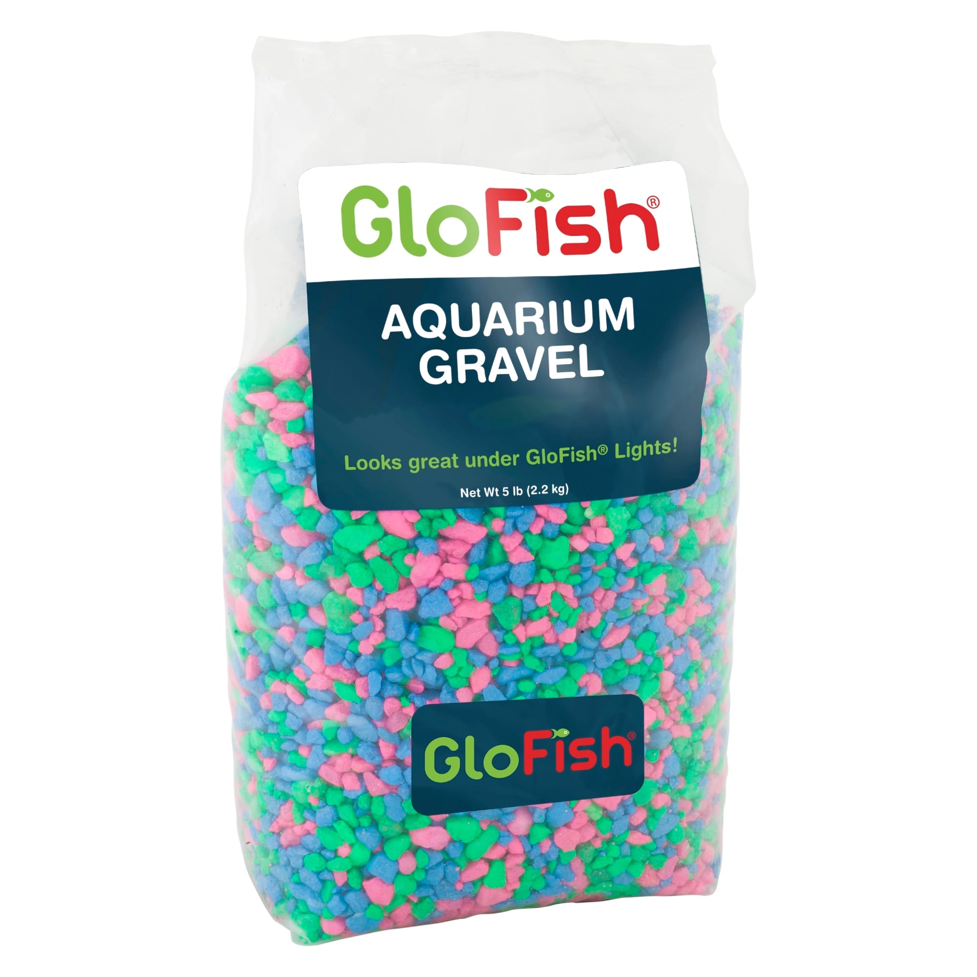 GloFish Multi-Color Fluorescent Aquarium Gravel, 5 lbs.