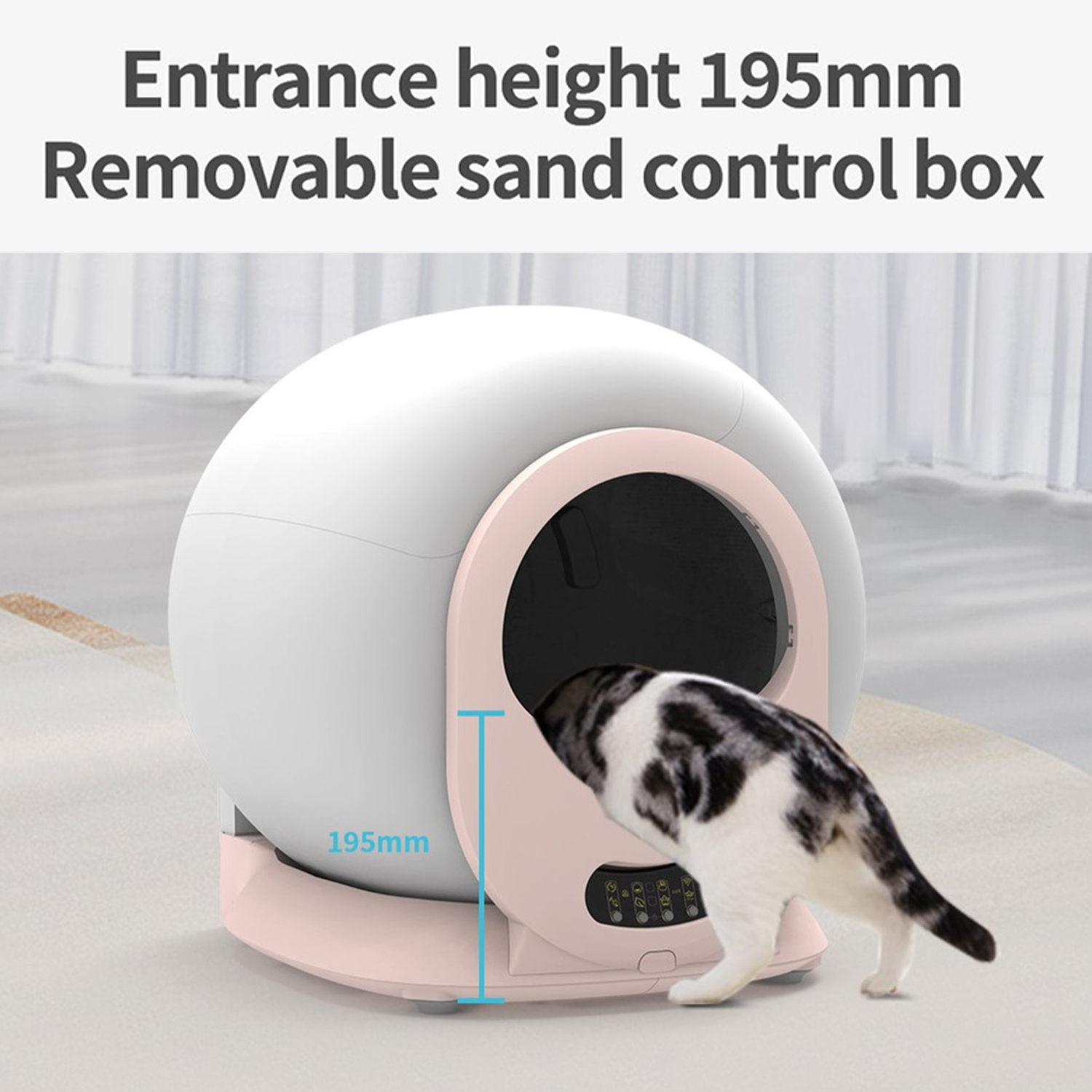 Wholesale pet smart cat litter box automatic cleaning large fully enclosed deodorizing and splash-proof electric cat toilet