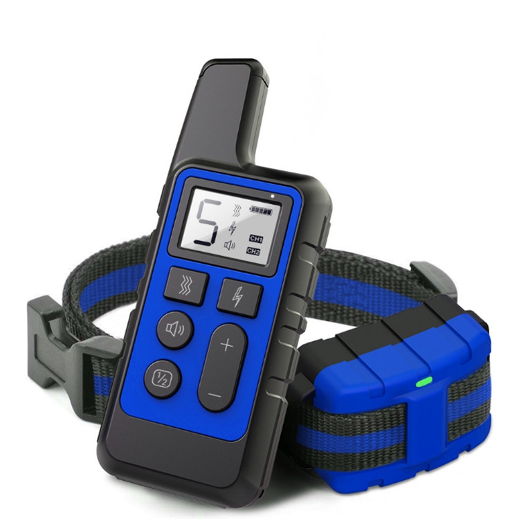 High Click 500m Dog Training Bark Stopper Remote Control Electric Shock Waterproof Electronic Collar dog bark deterrent devices