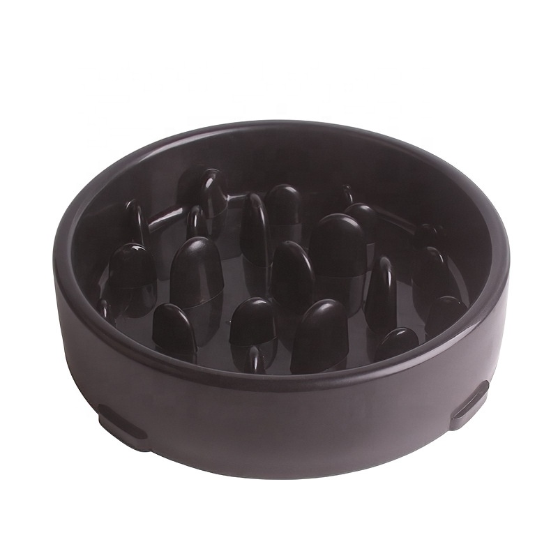 2023 Hot Sell No-spill Dog Water Bowl Pet Slow Water Feeder Cat Silicone Portable Pet Bowl