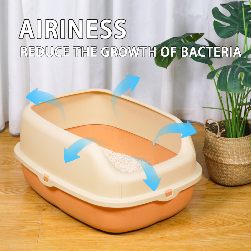 Hot Selling High Quality PP Plastic Automatic Cat Toilet Durable and Convenient Smart Pet Litter Box Accessory