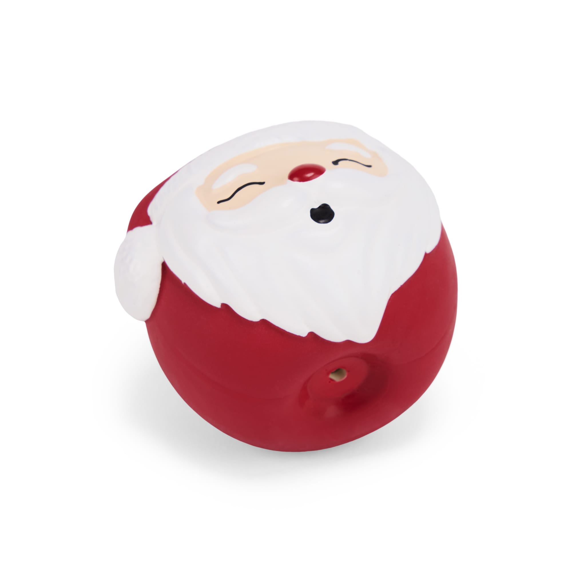 Merry Makings Santa Latex Ball Dog Toy, X-Small