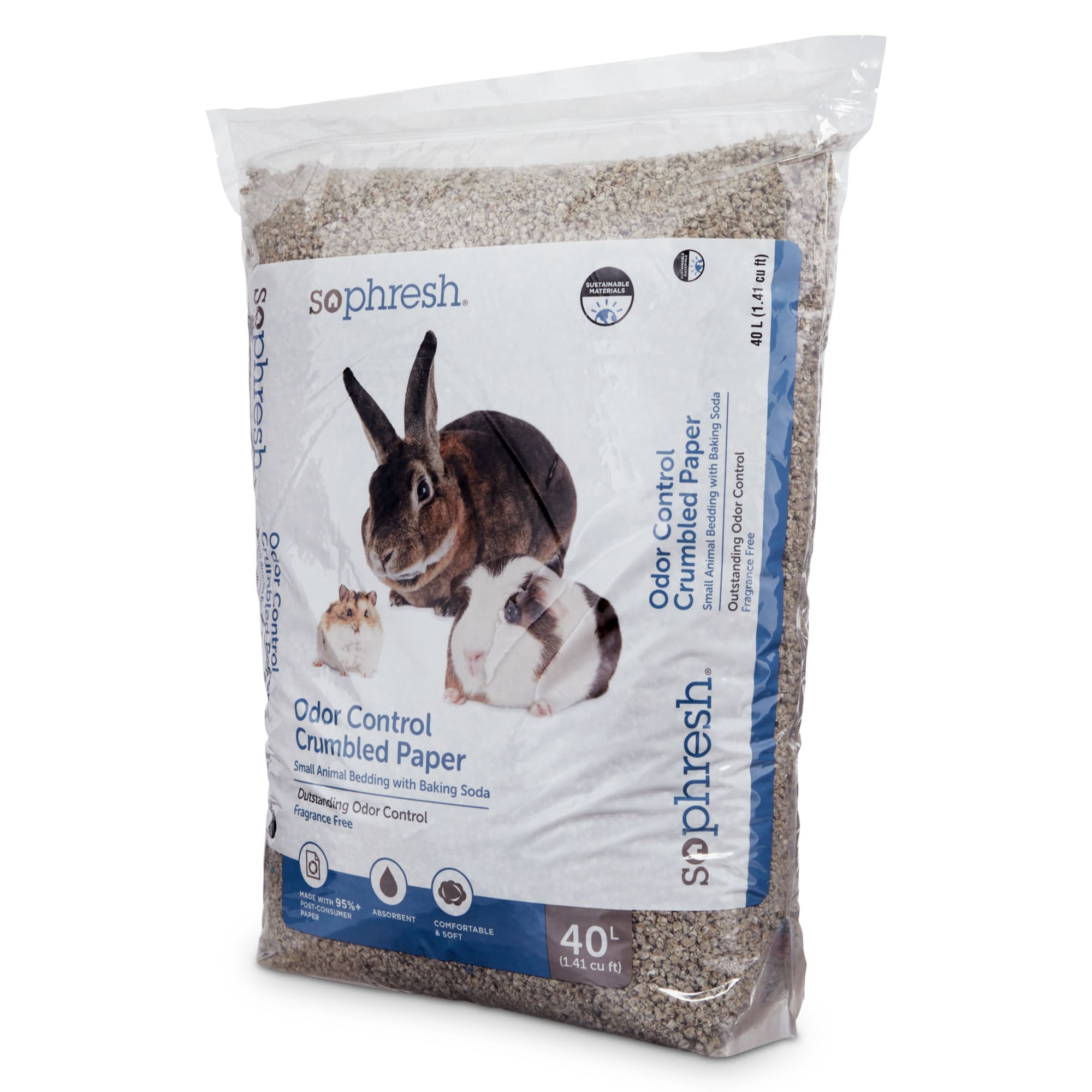 So Phresh Crumbled Paper Small Animal Bedding, 40 L