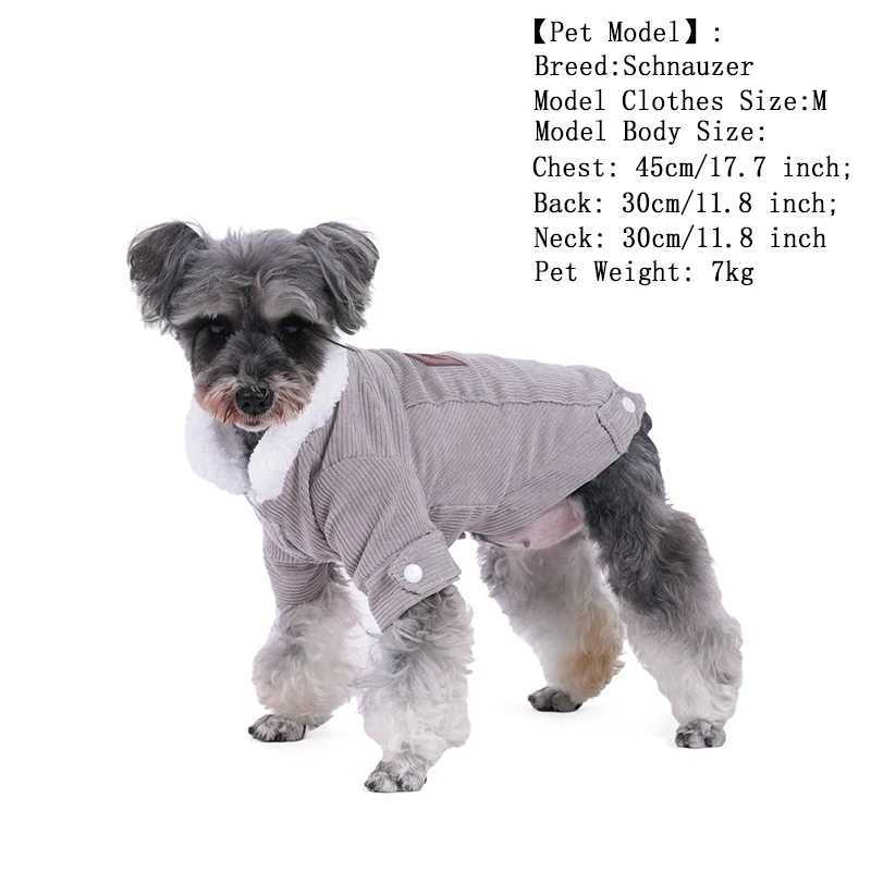 Winter Warm Dog Clothes For Small Medium Dogs Cats Fleece Puppy Kitten Jacket Coat Schnauzer Yorkshire Chihuahua Pet CostumeXJ241125