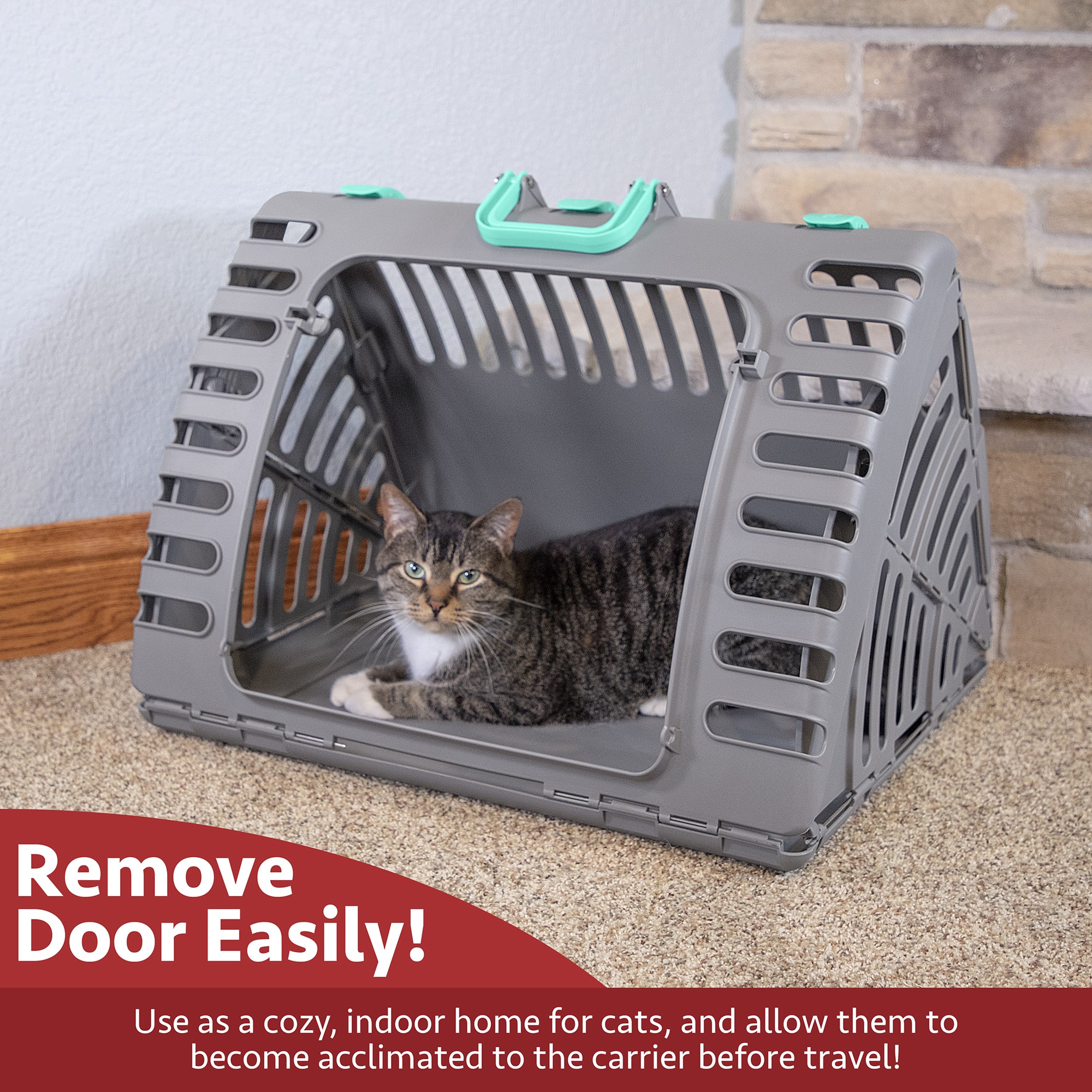Sport Pet Folding Cat Carrier, 18.9" L X 23.1" W X 17.3 " H