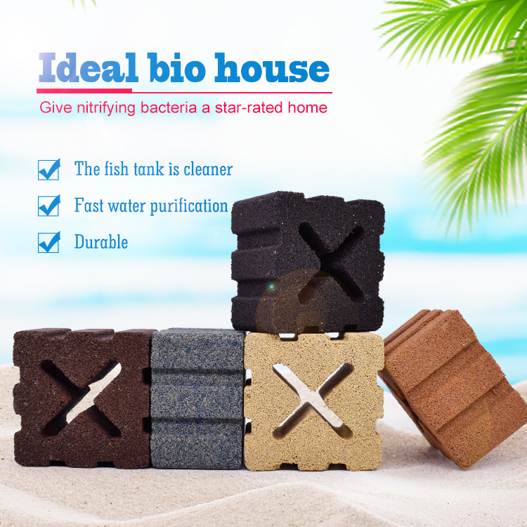 Aquarium Filter Media, Bio Media for Aquarium Filter Ceramic Bio Media Blocks for Marine and Freshwater Aquariums, Fish Tank