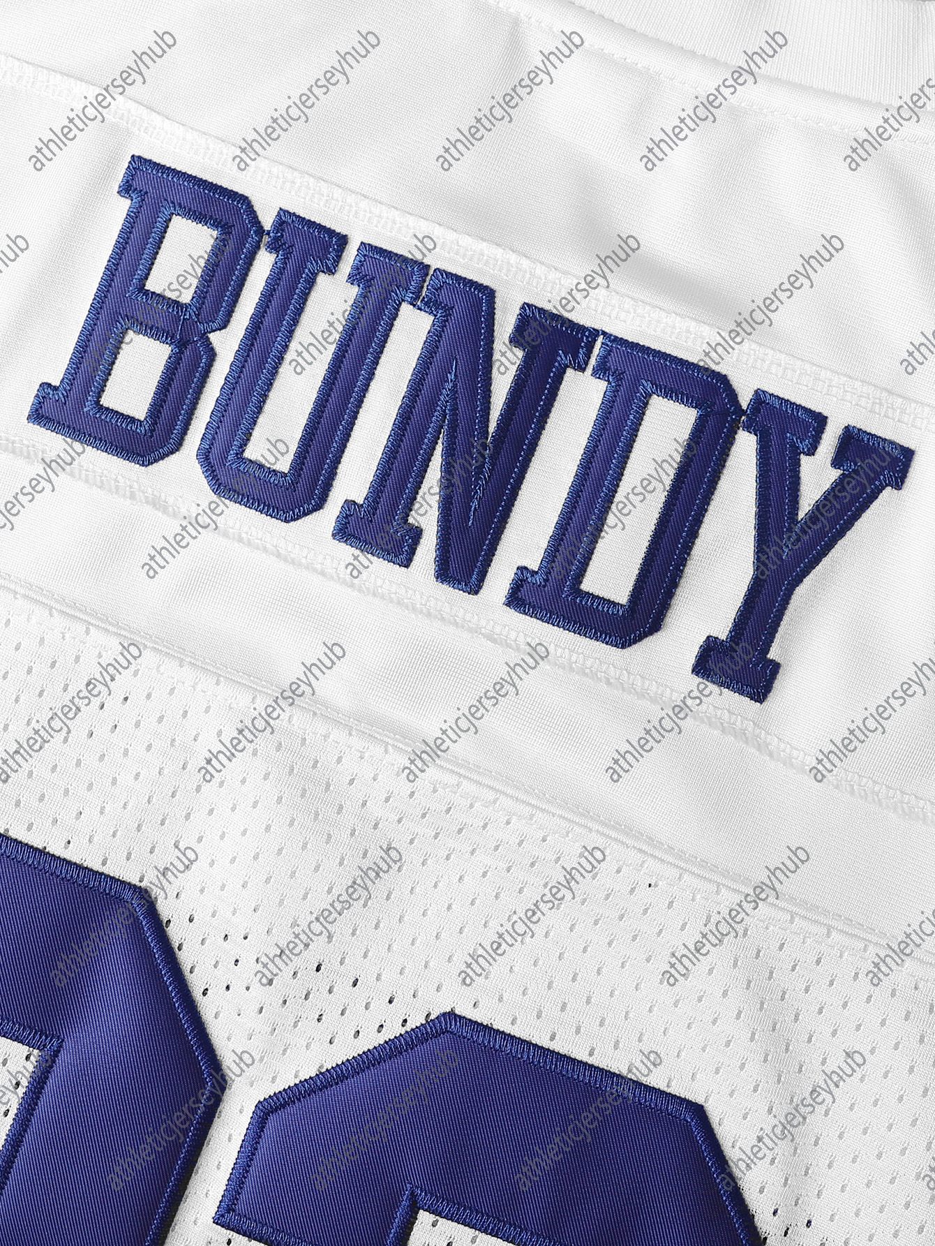 POLK HIGH #33 BUNDY Football Jersey Mens Outdoor American Clothing Soccer Tops Married With Children TV Sewing Jerseys Blue