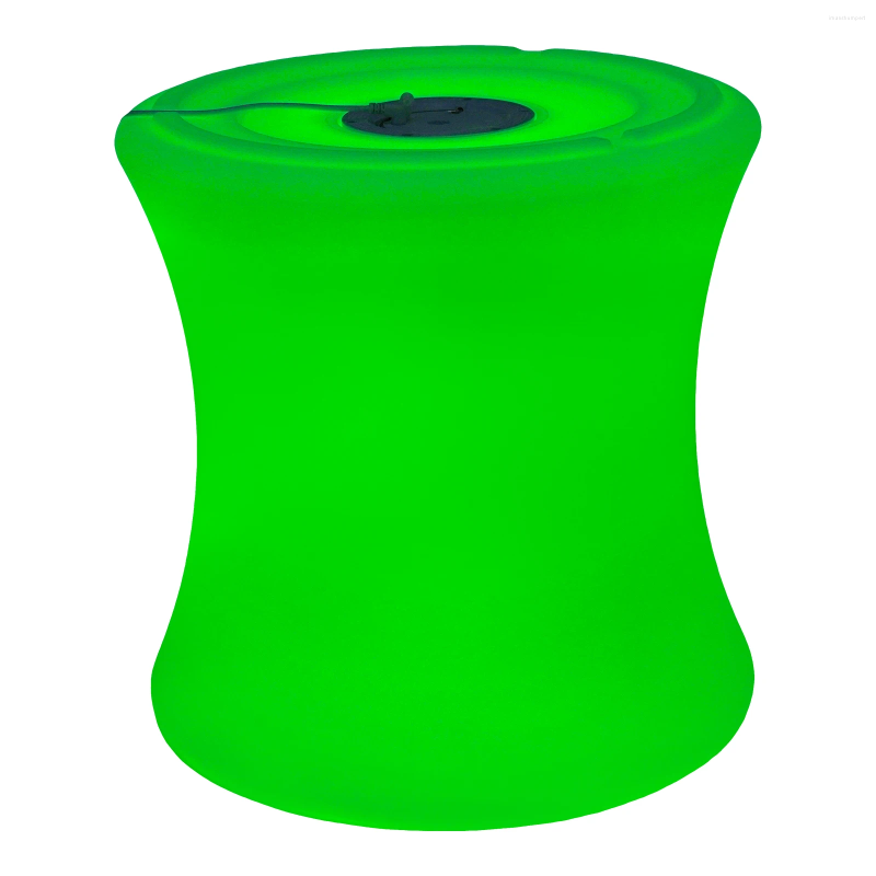 Lamps Floor Rechargeable 16-in LED RGB Light Up Stool Cube Color-Changing Lighting Chair Outdoor Party Atmosphere Lamp Waterproof ing