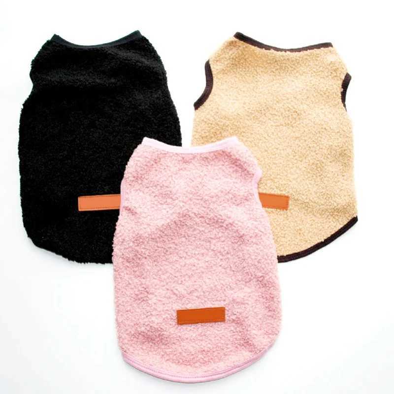 Pet Clothes Autumn Winter Warm Fleece Puppy Sweater Outfit Small Dogs Cats Chihuahua French Bulldog Jacket Vest Coat Costumes XJ241125