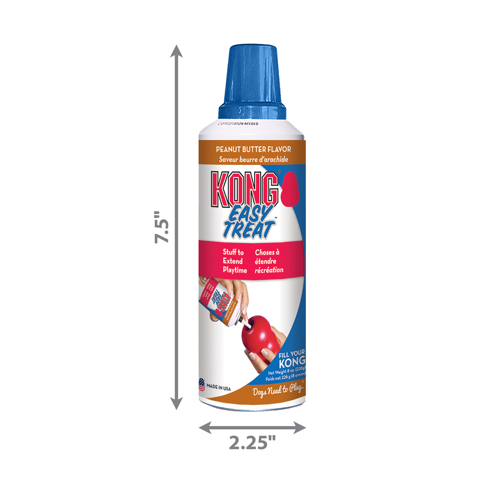 KONG Easy Treat Peanut Butter Flavor for Dogs, 8 oz.