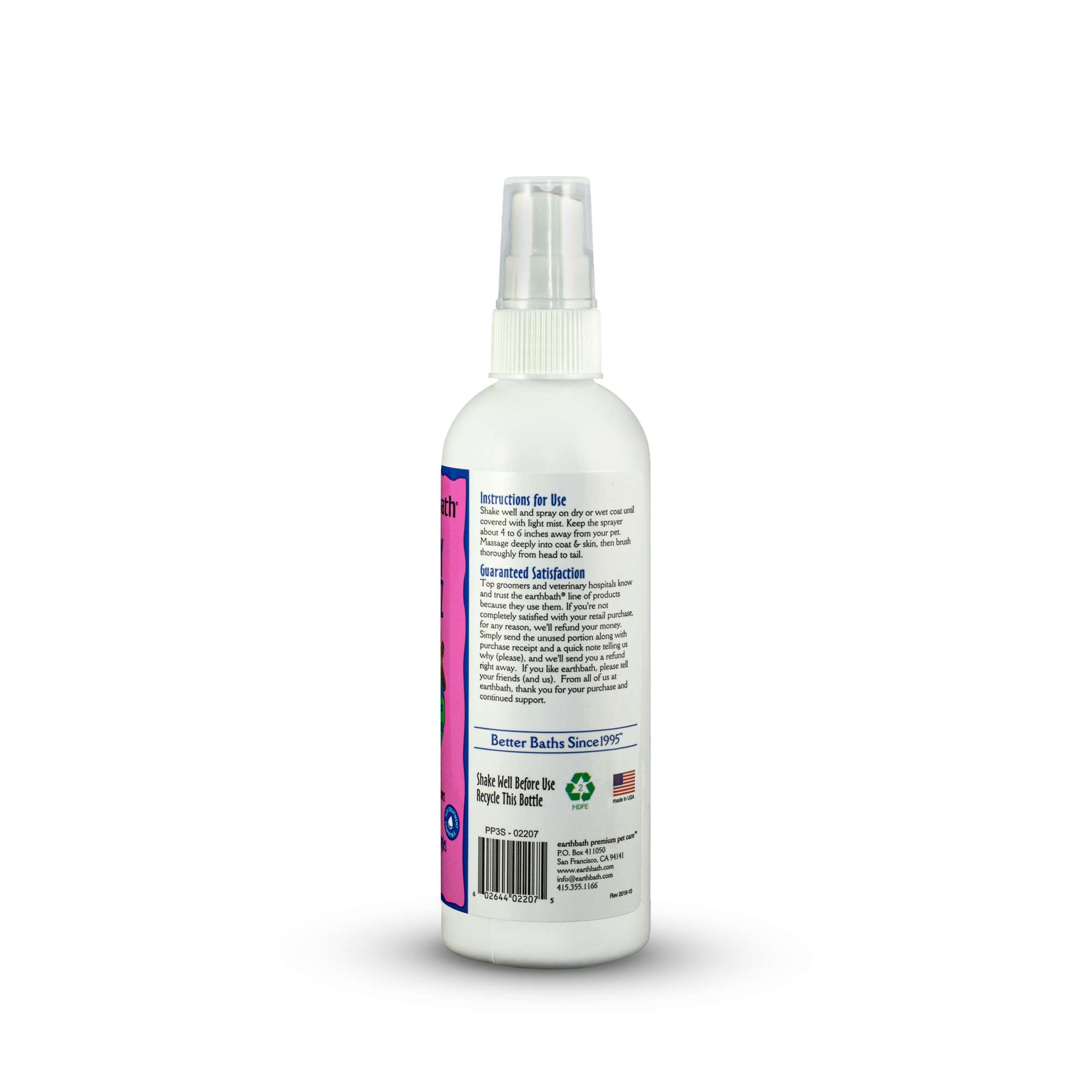 Earthbath Wild Cherry Puppy Spritz, 8 fl. oz.