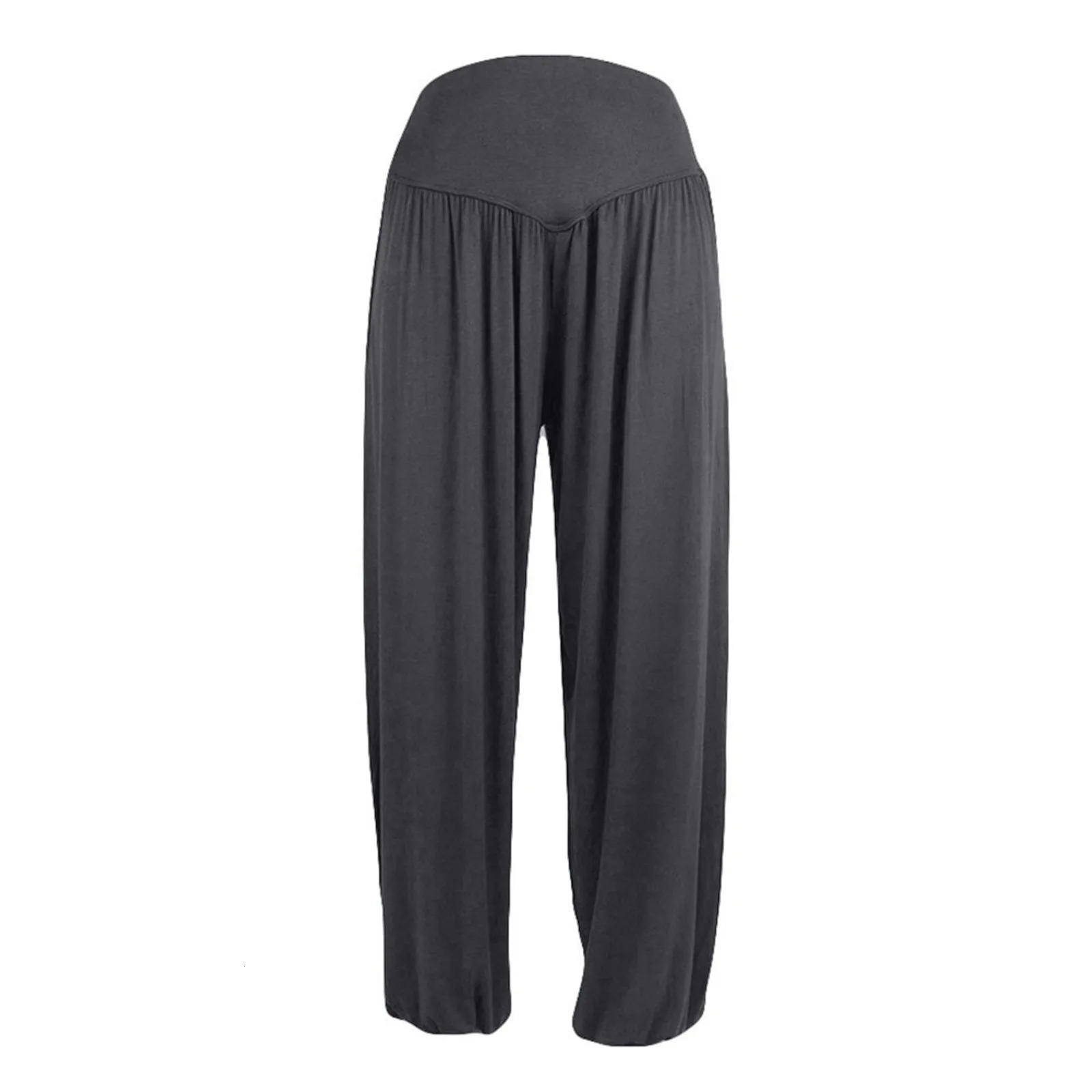 Womens Elastic Loose Casual Cotton Soft Yoga Sports Dance Pants Latin Practice Long Trousers Modal Home Z260314