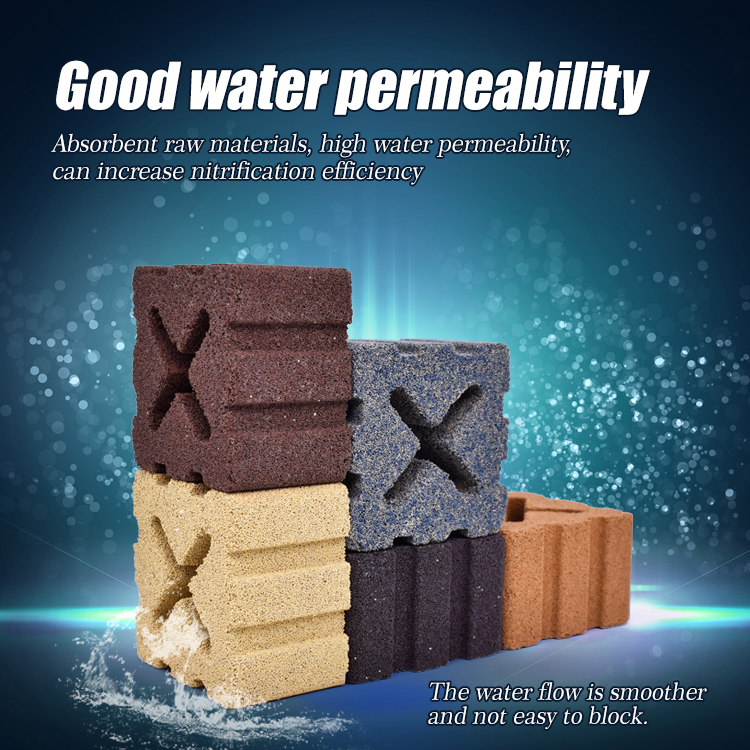 Aquarium Filter Media, Bio Media for Aquarium Filter Ceramic Bio Media Blocks for Marine and Freshwater Aquariums, Fish Tank