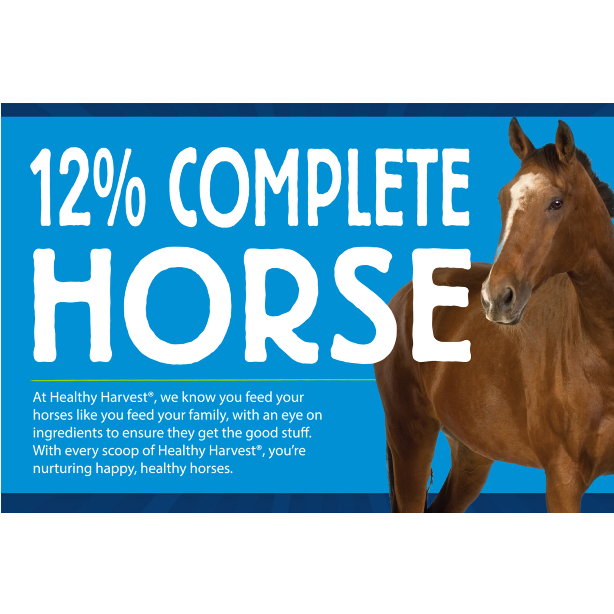 Healthy Harvest 12% Complete Horse Pellet, 40 lbs.