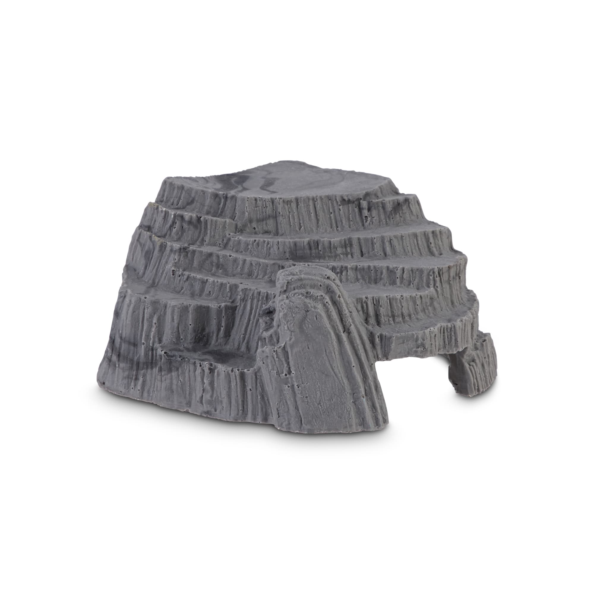 Imagitarium Marbled Corner Step Cave Reptile Hideaway, Medium