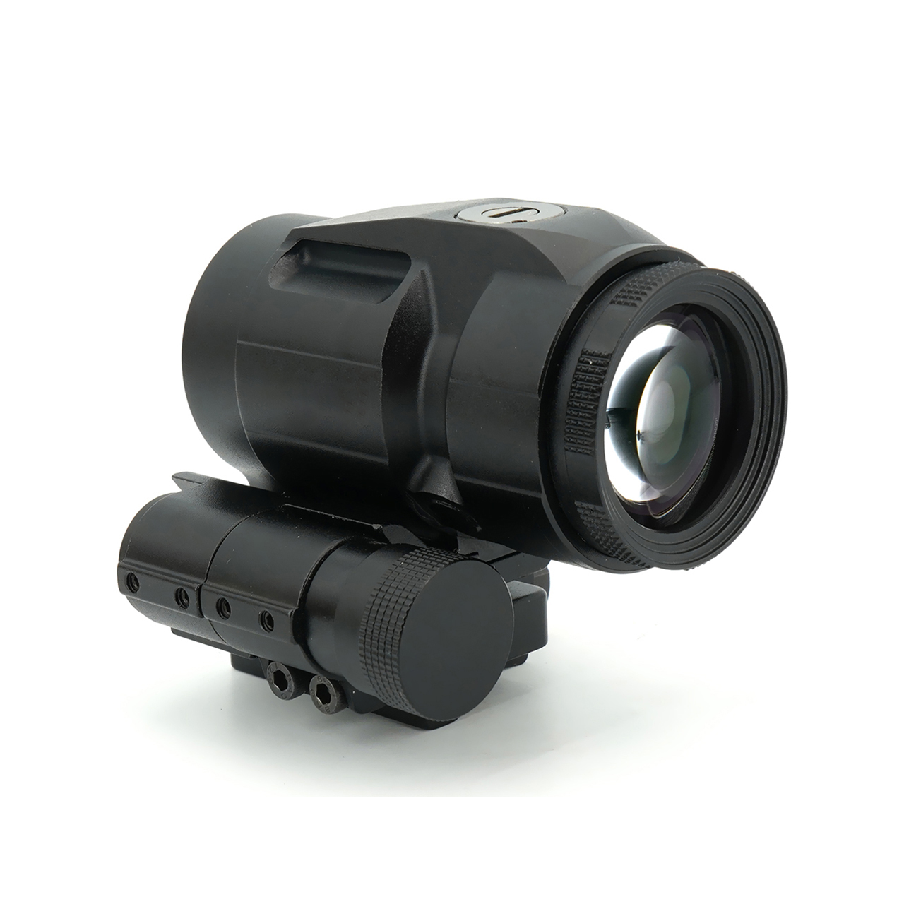 Airsoft JULIET3 3X MAGNIFIER Sight Push Button Mount with Spacers For Air Arms Rifle Fit for Picatinny Weaver Rail